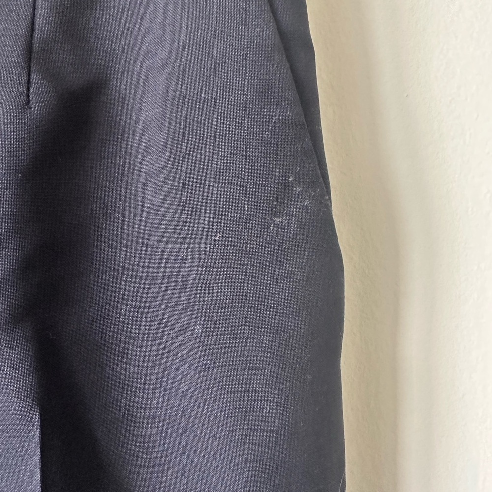 NWT $1300 Prada Women’s Mohair/Wool Pants Navy 36 - Picture 8 of 10